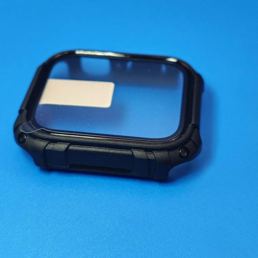 Apple Watch‎ Protective Case Set Of 2 Green/Black High Impact Material 44m/45mm